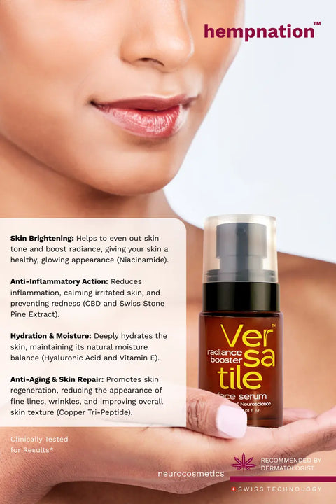 Versatile Radiance Booster Face Serum – Repair & Hydrate Skin Barrier - Sensitive Skin